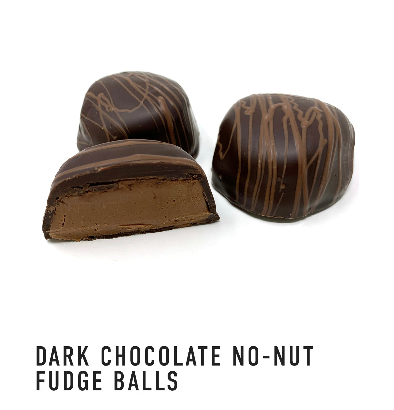 Dark Chocolate No Nut Fudge Ball