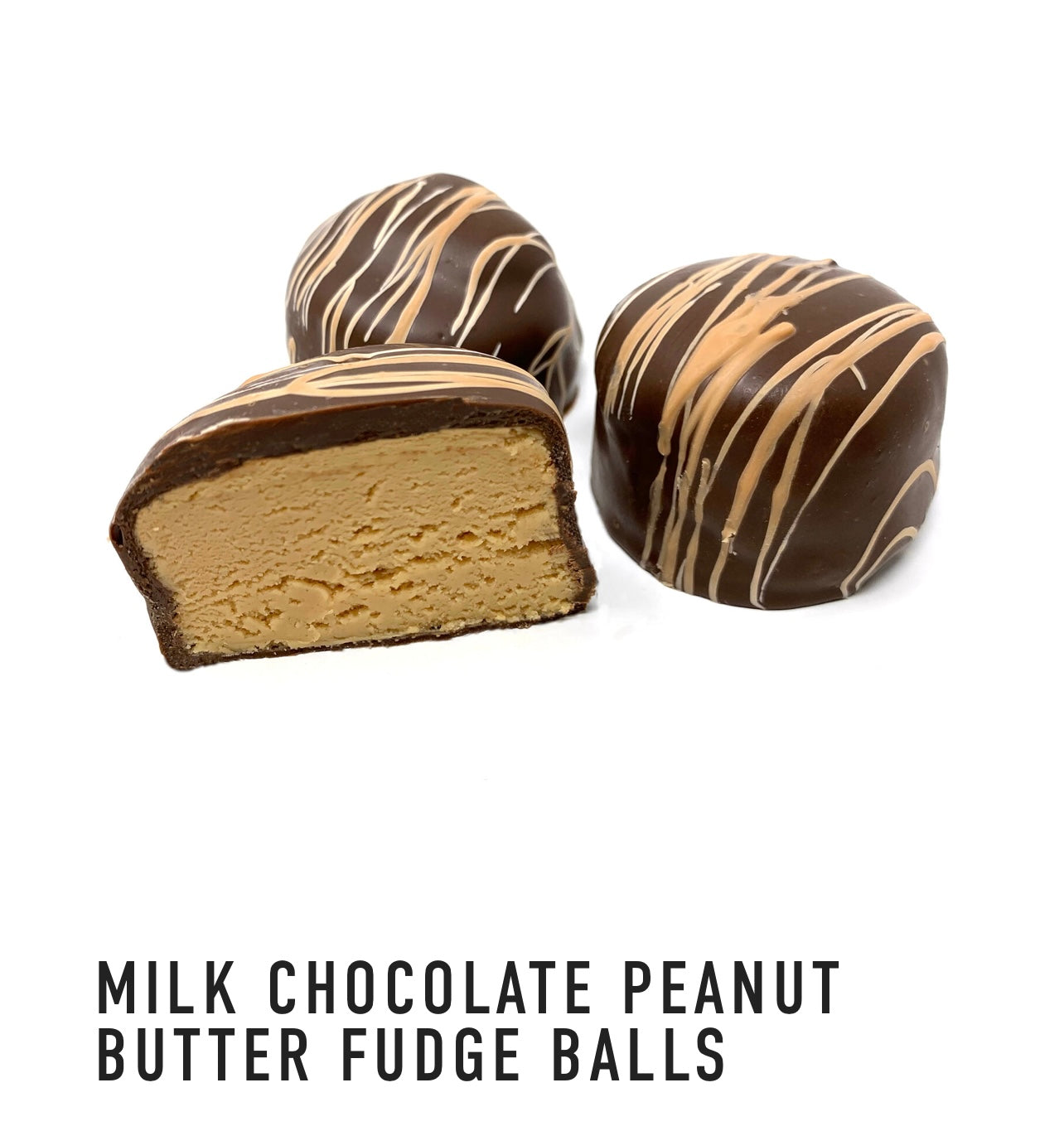 Milk Chocolate Peanut Butter Fudge Balls