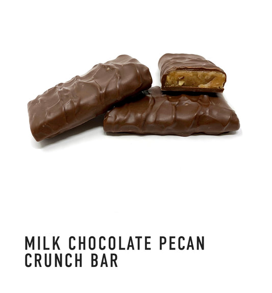 Milk Chocolate Pecan Toffee Bar
