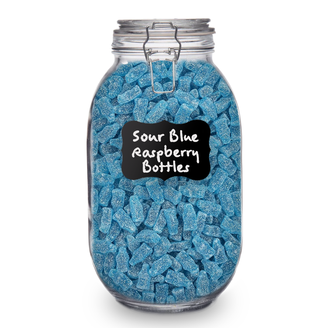 Sour Blue Raspberry Bottles
