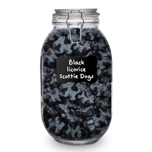Black Licorice Scottie Dogs