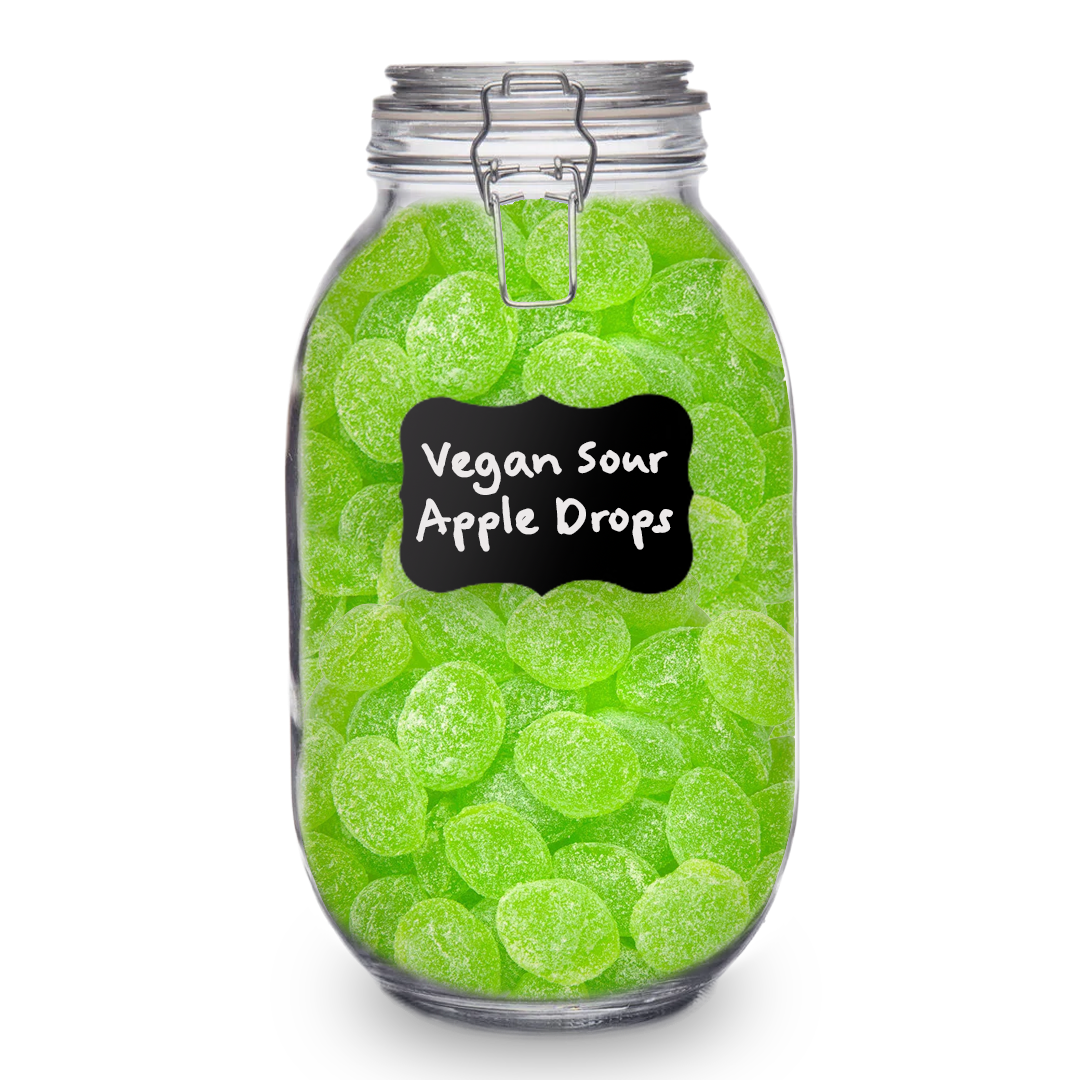 Sanded Vegan Gummy Apple Drops