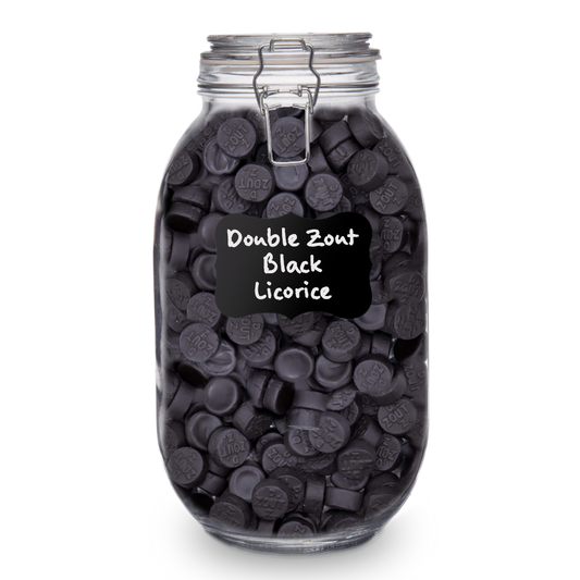 Double Zout Black Licorice Buttons