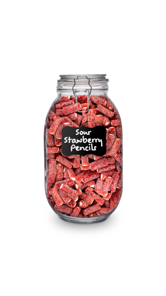 Sour Strawberry Pencils