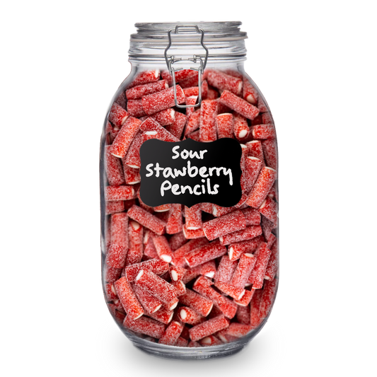 Sour Strawberry Pencils