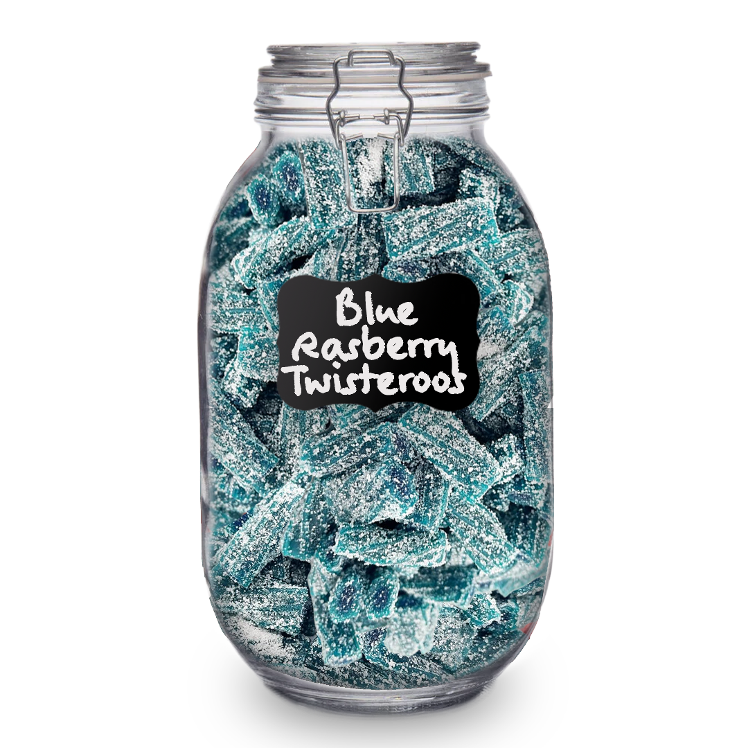 Blue Raspberry Sanded Licorice Twistaroos